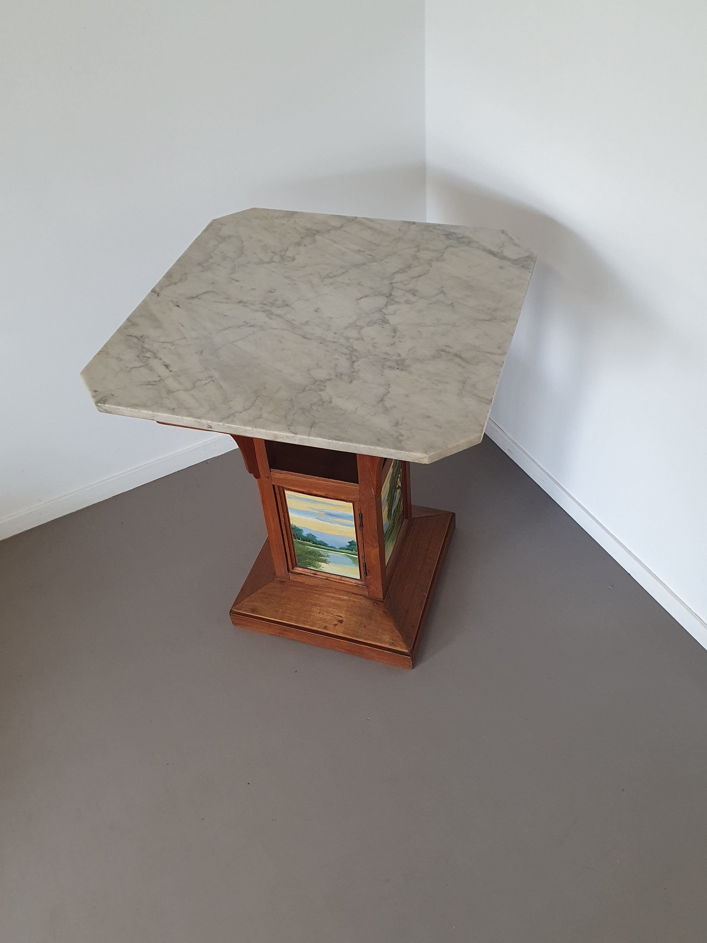 JUAL MEJA INDONESIË TAFEL / MARMEREN BLAD / betaaltafel / Betaaltafel