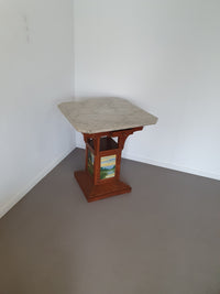 JUAL MEJA INDONESIË TAFEL / MARMEREN BLAD / betaaltafel / Betaaltafel