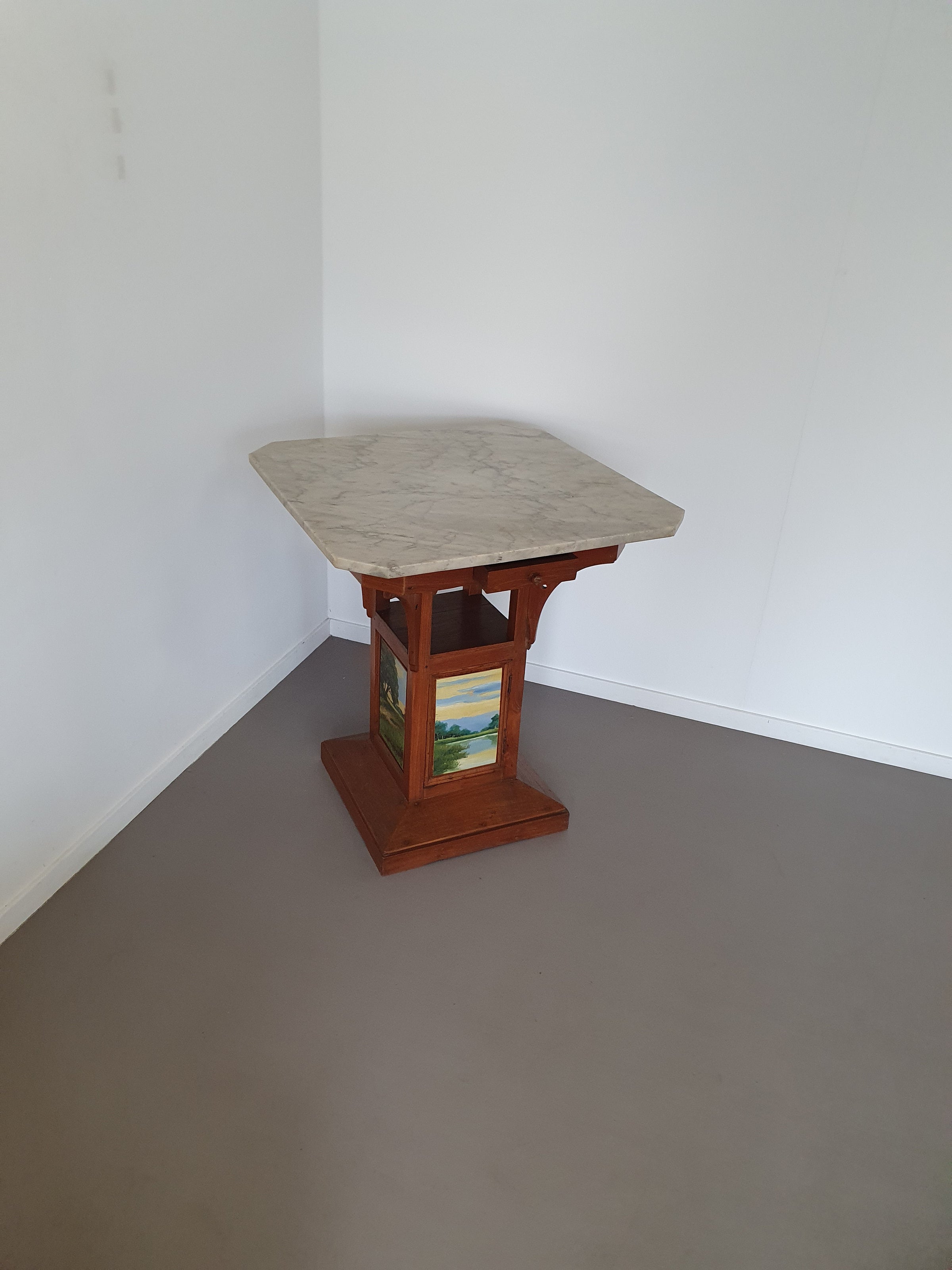 JUAL MEJA INDONESIË TAFEL / MARMEREN BLAD / betaaltafel / Betaaltafel
