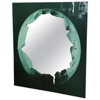 Decorated Mirror by Ugo Nespolo - For Rimadesio - 1980