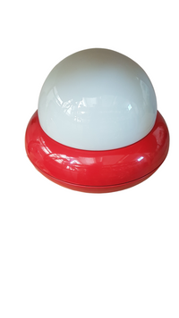 Grote vloerlamp Luci Italia. Italië vloerlamp jaren 70 LUCI T-359. 45 CM X 35 CM GLAS