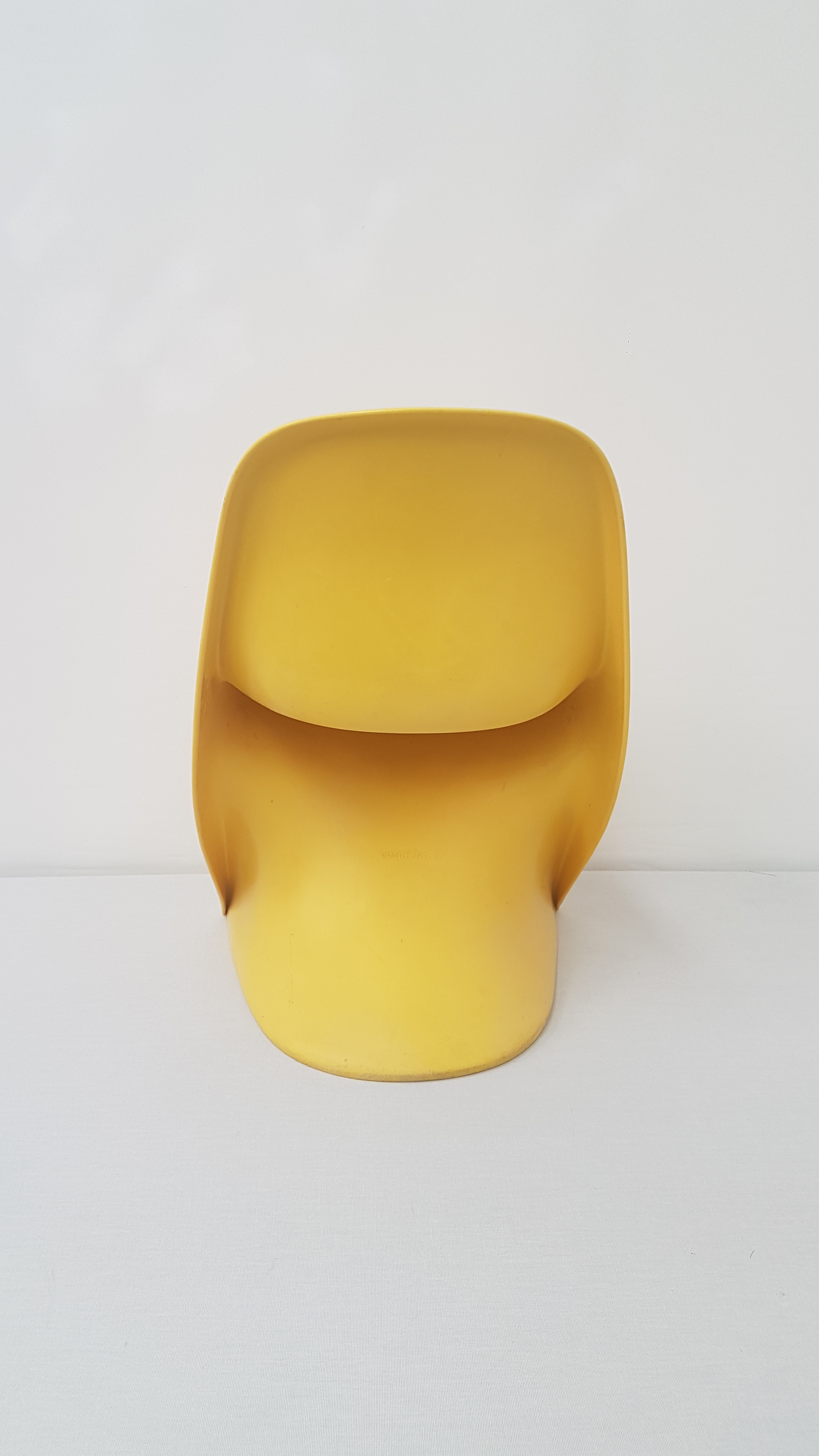 Set 4 gele kinderstoelen Casalino Junior - Alexander Begge voor Casala - jaren 70