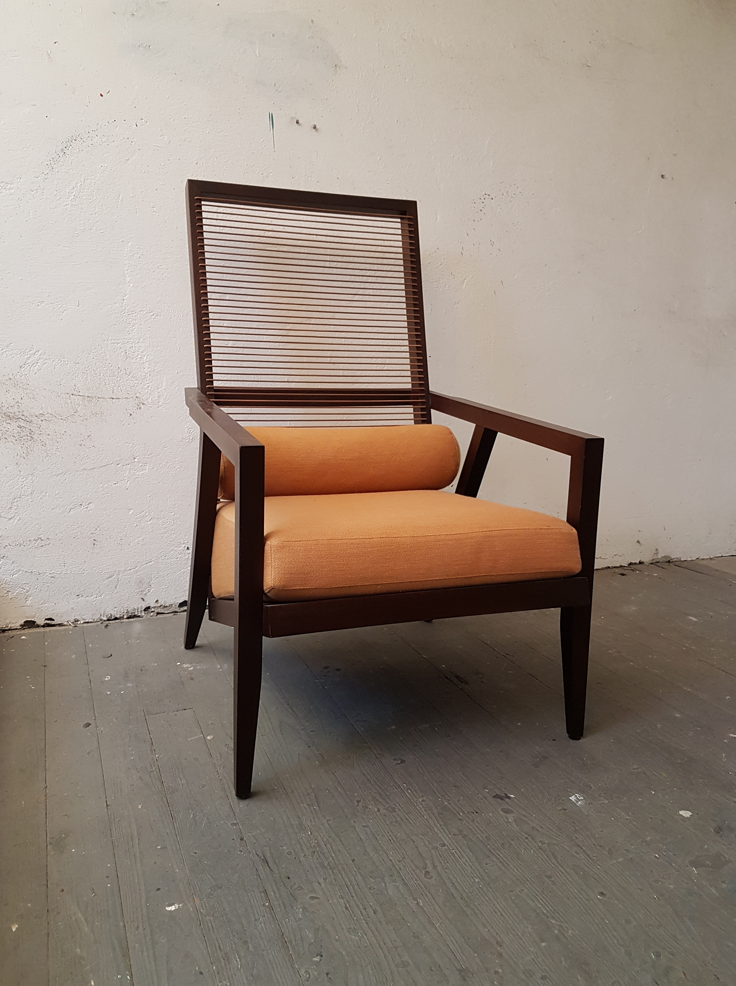 Set van 2 hoge rugleuning lounge stoelen Astoria HB - Franco Bizzozzero voor Bonacina - jaren 90
