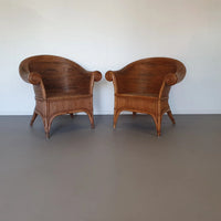 Zeldzame splitriet rotan stoelen 4 x Stoel splitriet 80 x 80 x diep 70. Zitdiepte 50 Zithoogte met kussen 47