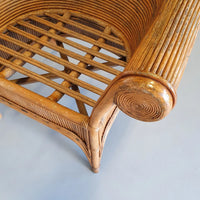 Zeldzame splitriet rotan stoelen 4 x Stoel splitriet 80 x 80 x diep 70. Zitdiepte 50 Zithoogte met kussen 47