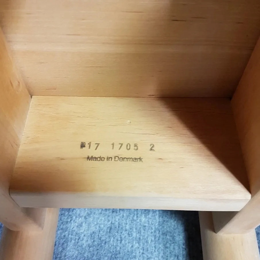 6 x stoelen in massief esdoorn van Ansager Møbler, Denemarken. Deens vakmanschap
